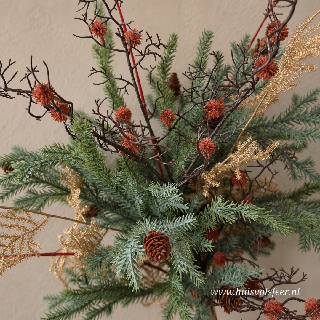 Compleet Zijdeboeket || Winter Forest - Afbeelding 2