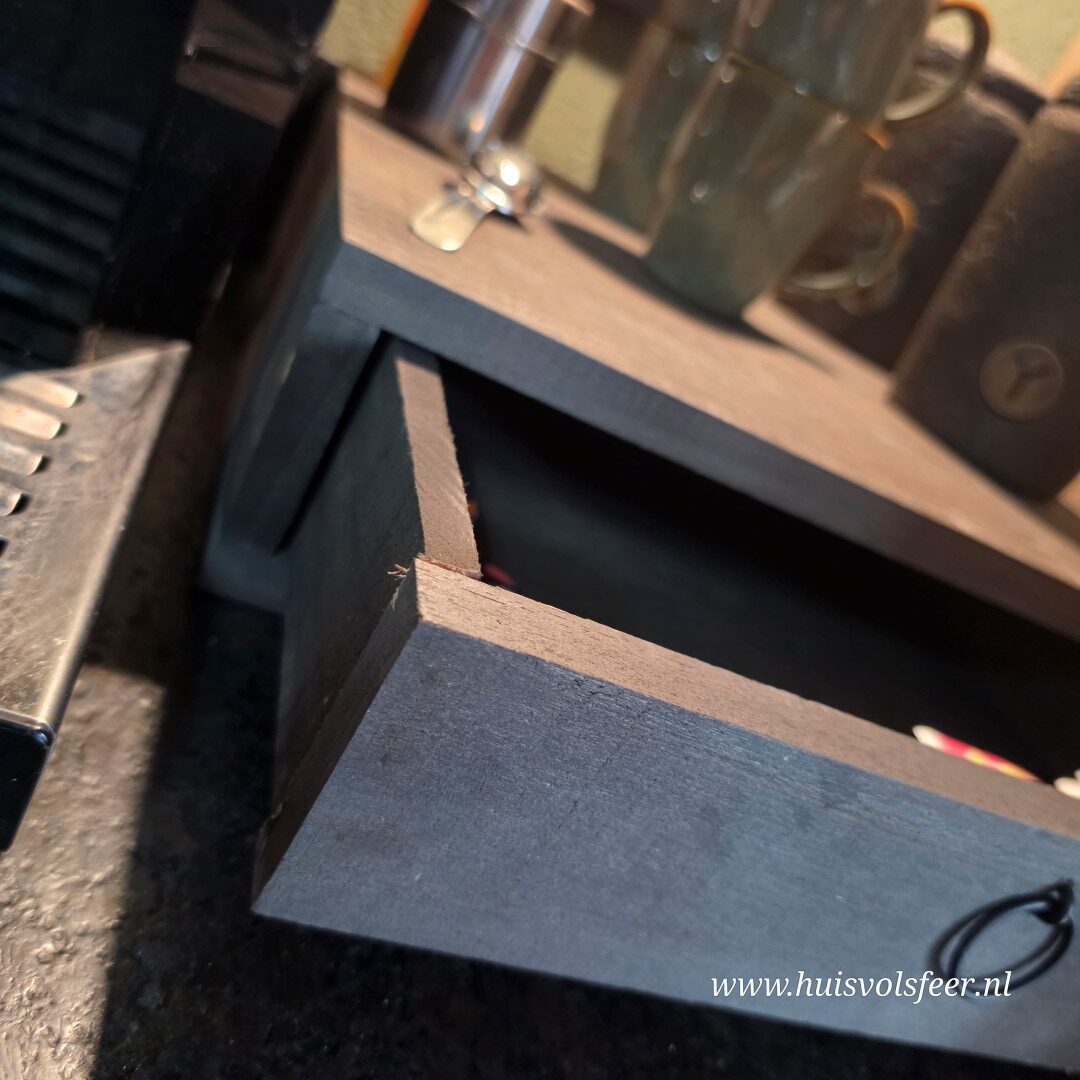 Koffie Plateau met 1 Lade || Old Grey - Afbeelding 10